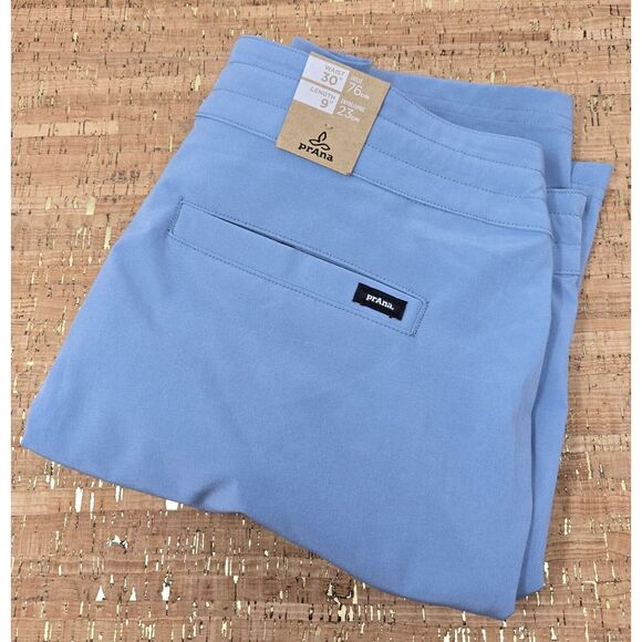 Prana Other - prAna Riveter Board‎ Shorts Mens 30 Clear Sky Blue Beach Pool Rec Casual Nwt